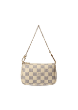 DAMIER AZUR POCHETTE ACCESSOIRES MINI