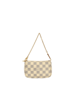 DAMIER AZUR POCHETTE ACCESSOIRES MINI