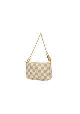 DAMIER AZUR POCHETTE ACCESSOIRES MINI