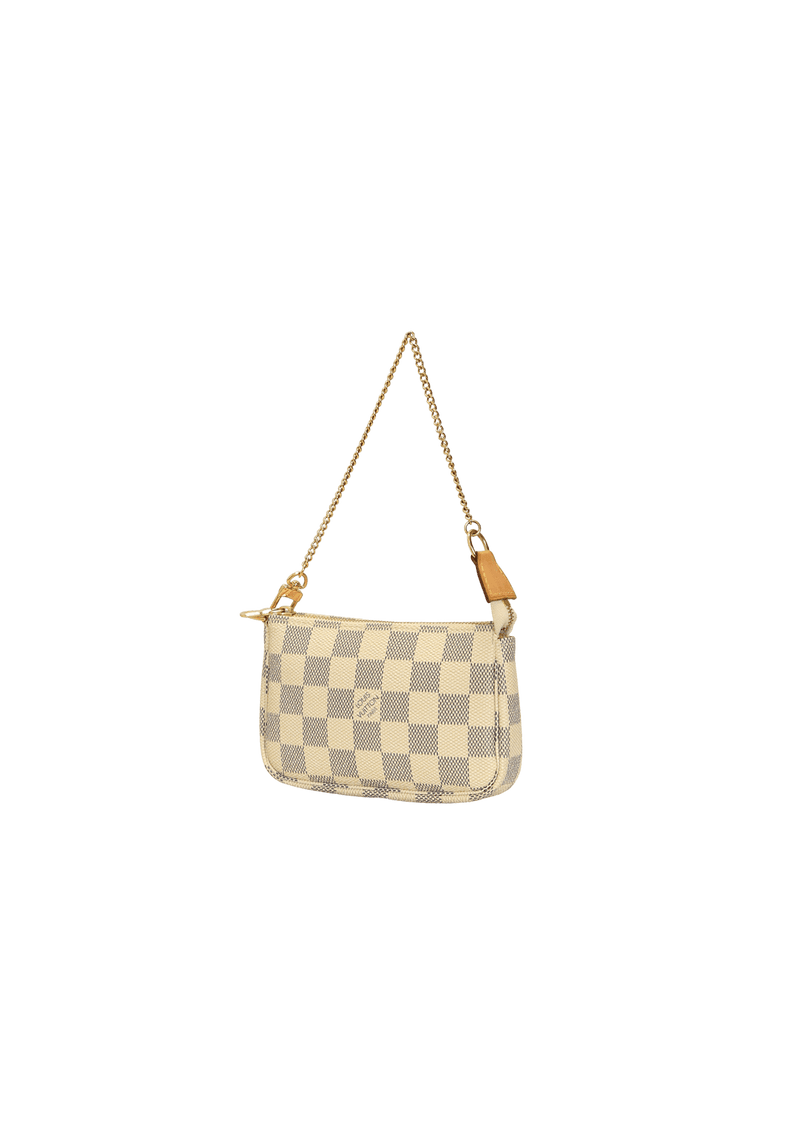 DAMIER AZUR POCHETTE ACCESSOIRES MINI