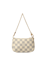 DAMIER AZUR POCHETTE ACCESSOIRES MINI