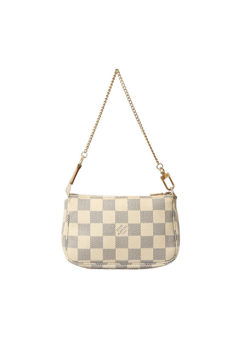 DAMIER AZUR POCHETTE ACCESSOIRES MINI