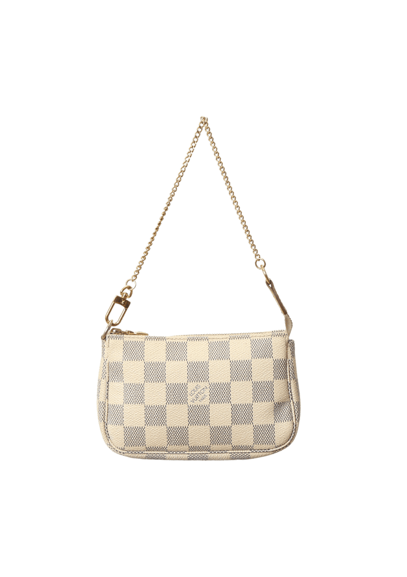 DAMIER AZUR POCHETTE ACCESSOIRES MINI