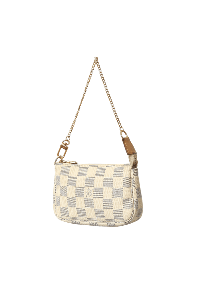 DAMIER AZUR POCHETTE ACCESSOIRES MINI