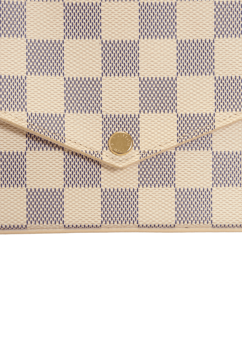 DAMIER AZUR POCHETTE FÉLICE