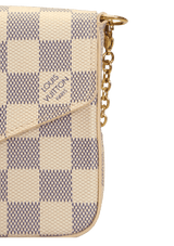 DAMIER AZUR POCHETTE FÉLICE