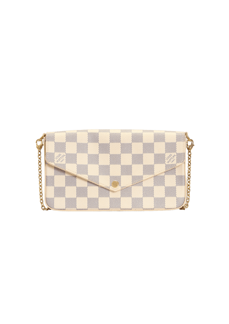 DAMIER AZUR POCHETTE FÉLICE