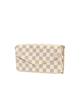 DAMIER AZUR POCHETTE FÉLICE