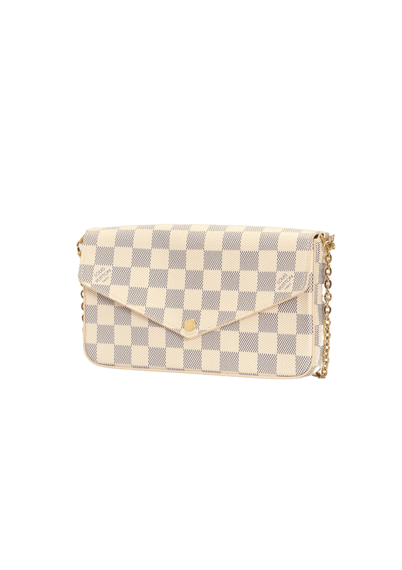 DAMIER AZUR POCHETTE FÉLICE