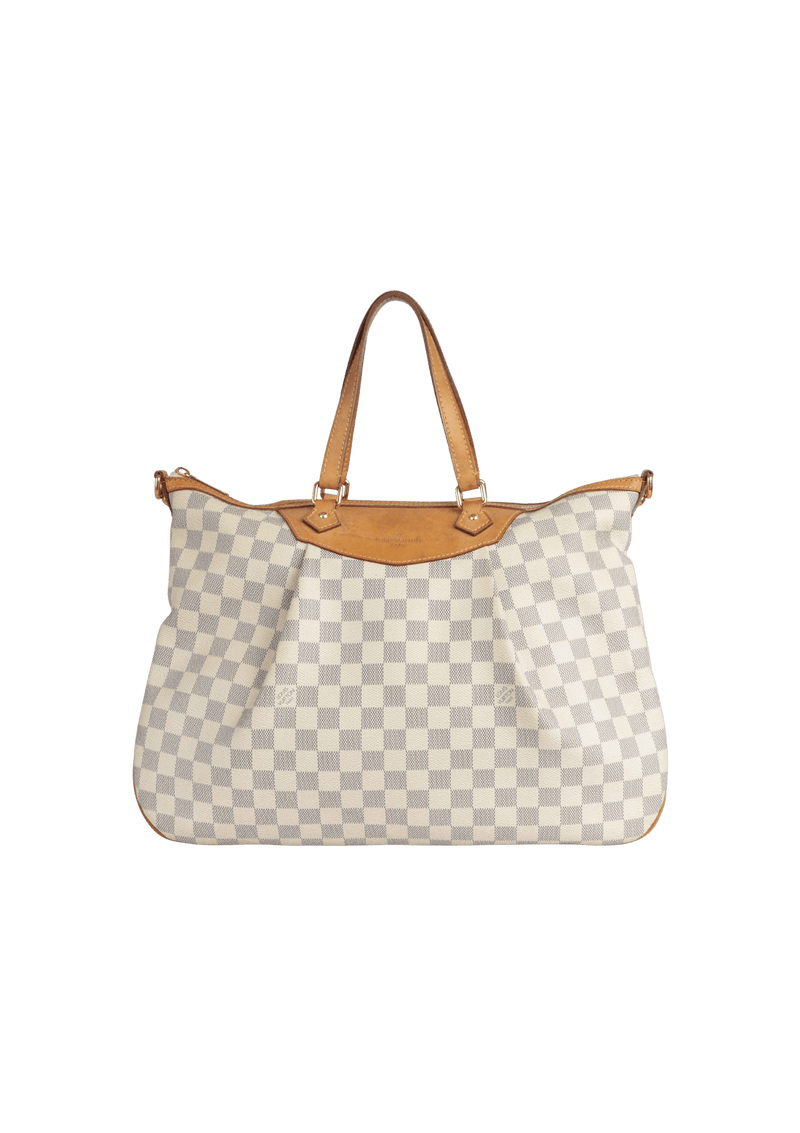 Bolsa Louis Vuitton Damier Azur Siracusa GM Branca Original – Gringa