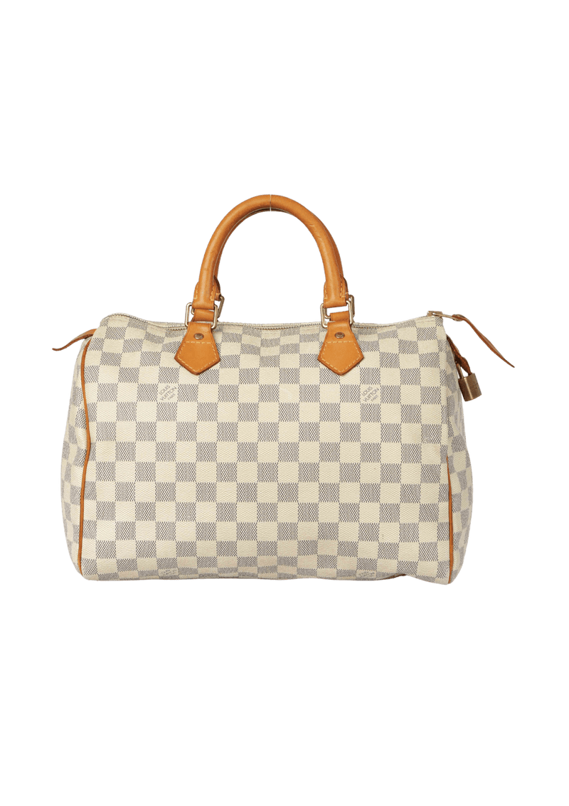 Bolsa Louis Vuitton Speedy 30 Damier Azur Original - RBL1