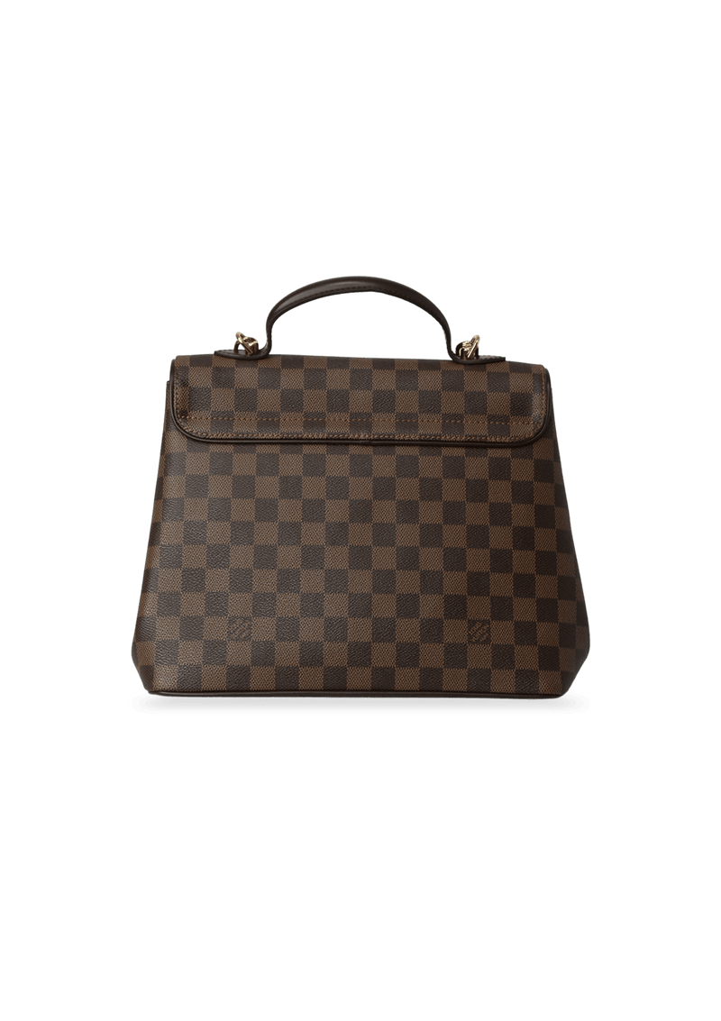 BOLSA LOUIS VUITTON DAMIER ÉBÈNE BERGAMO MARROM – Gringa