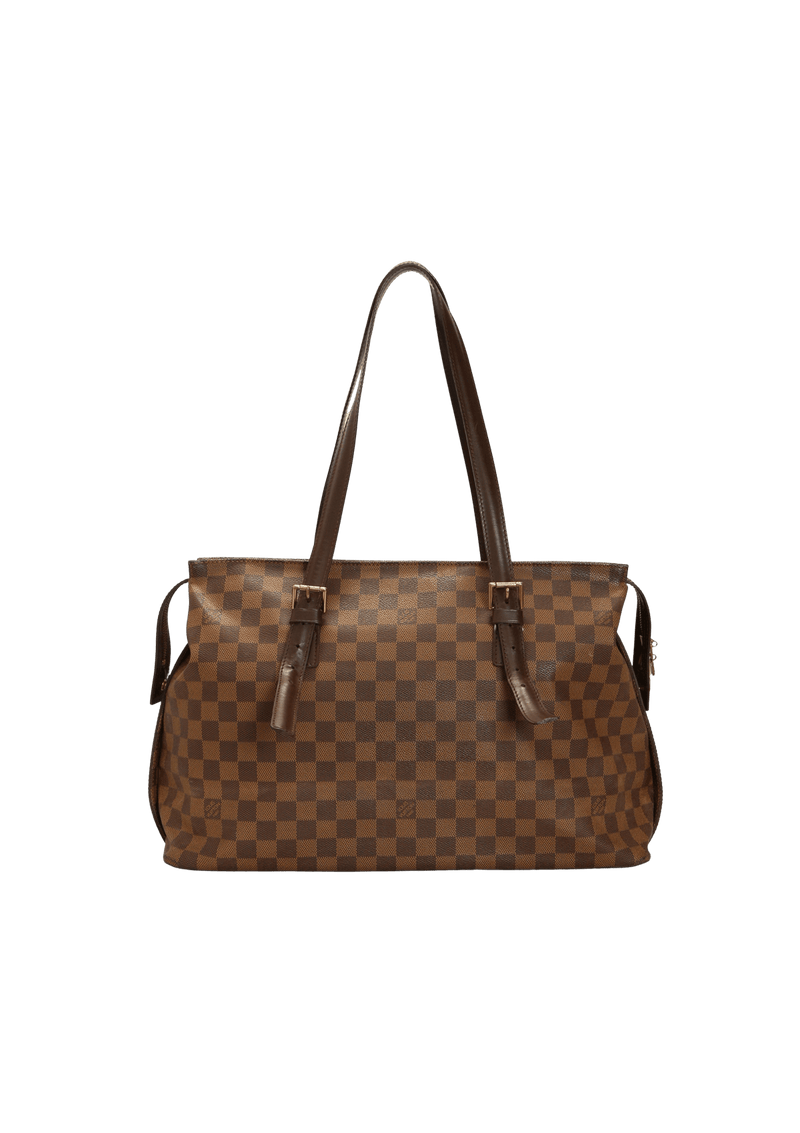 BOLSAS LOUIS VUITTON DAMIER ÉBÈNE KENSINGTON BOWLING MARROM ORIGINAL –  Gringa