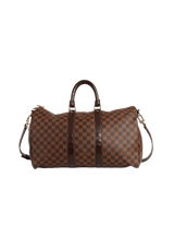 DAMIER ÉBÈNE KEEPALL BANDOULIÈRE 45