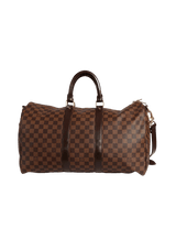 DAMIER ÉBÈNE KEEPALL BANDOULIÈRE 45