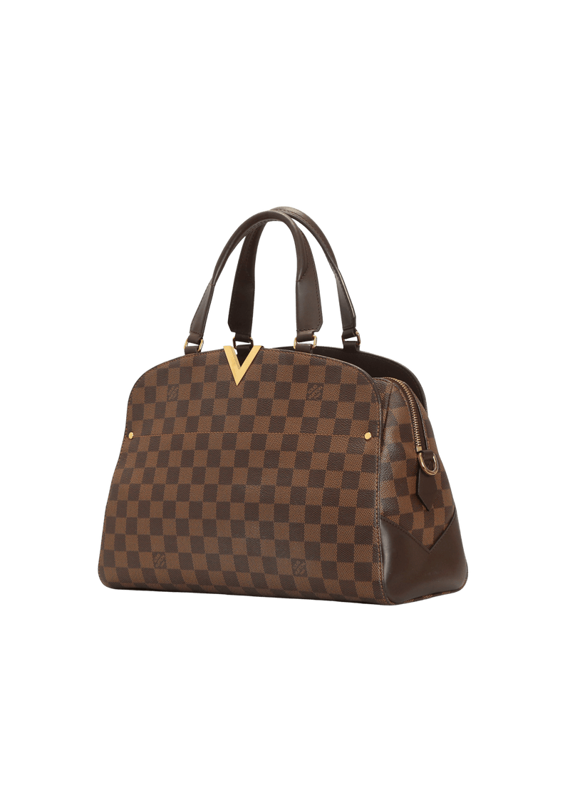 BOLSAS LOUIS VUITTON DAMIER ÉBÈNE KENSINGTON BOWLING MARROM ORIGINAL –  Gringa