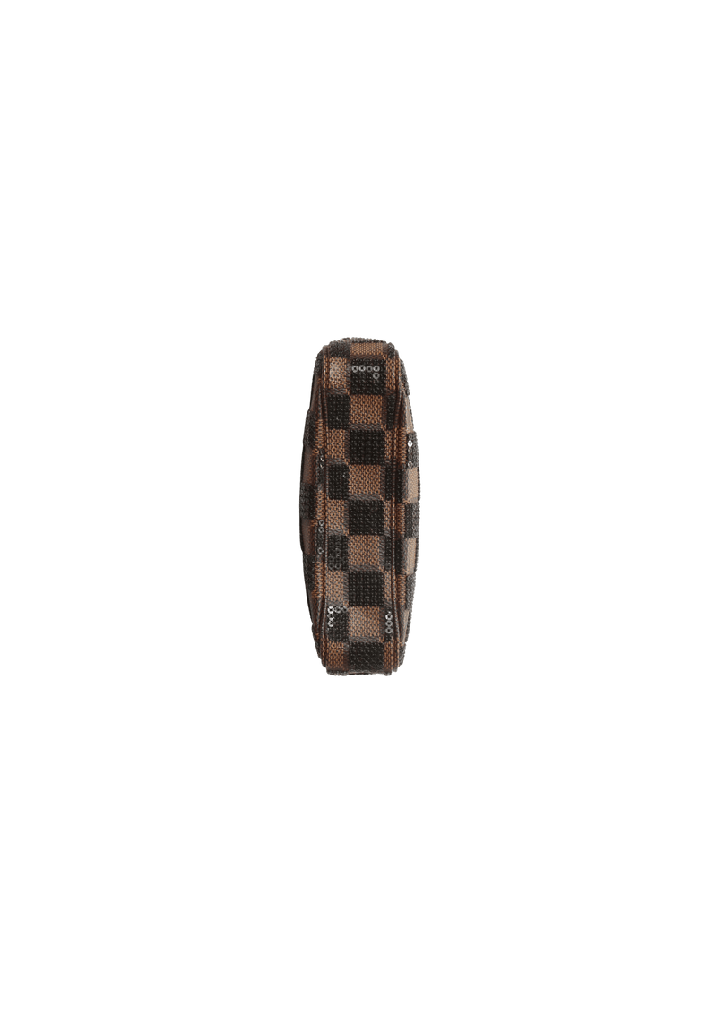 DAMIER ÉBÈNE PAILETTES MINI POCHETTE ACCESSOIRES