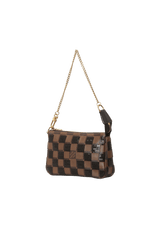 DAMIER ÉBÈNE PAILETTES MINI POCHETTE ACCESSOIRES