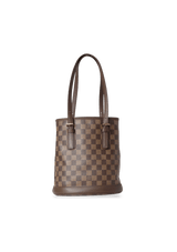 DAMIER ÉBÈNE PETIT BUCKET W/ POUCH