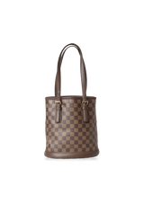 DAMIER ÉBÈNE PETIT BUCKET W/ POUCH