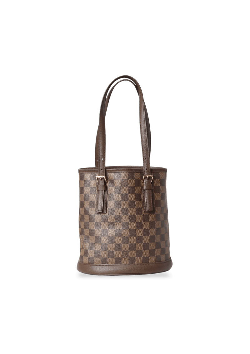 DAMIER ÉBÈNE PETIT BUCKET W/ POUCH