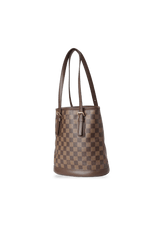 DAMIER ÉBÈNE PETIT BUCKET W/ POUCH