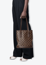 DAMIER ÉBÈNE PETIT BUCKET W/ POUCH