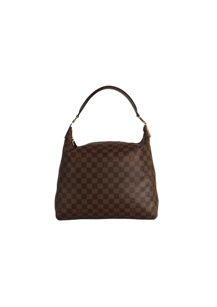 LOUIS VUITTON Damier Ebene Portobello PM Shoulder Handbag