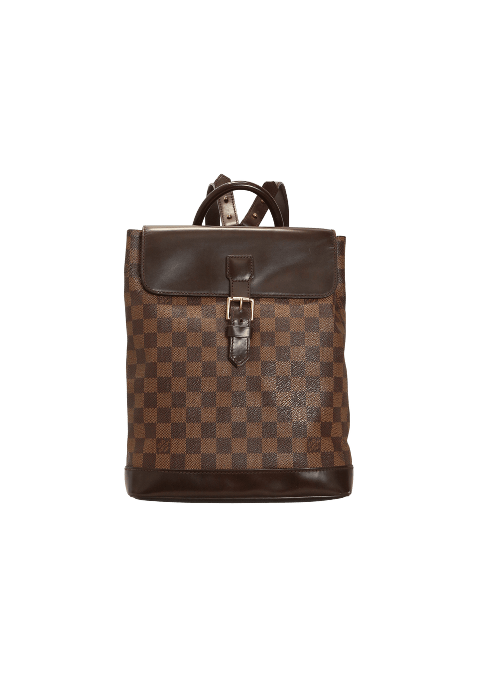 BOLSA LOUIS VUITTON DAMIER ÉBÈNE SOHO BACKPACK MARROM ORIGINAL