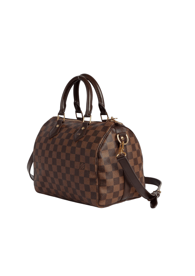 DAMIER ÉBÈNE SPEEDY 25 BANDOULIÈRE