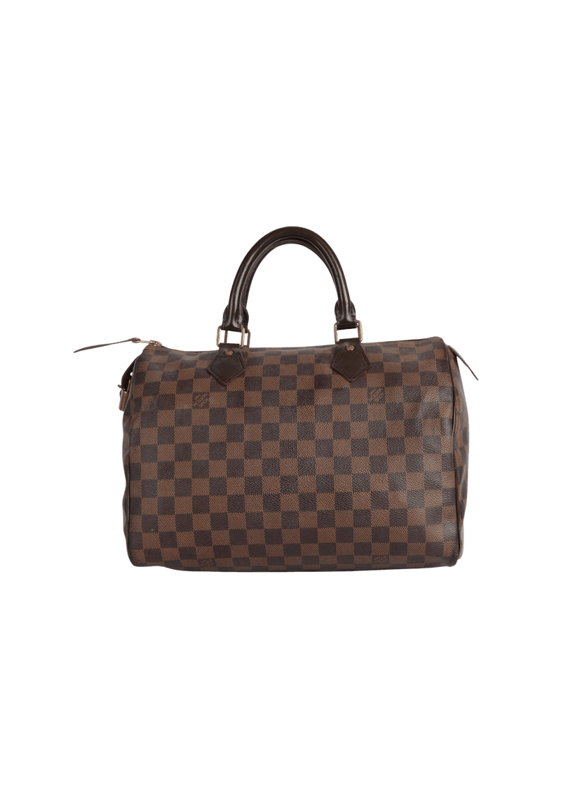 ALÇA BOLSA LOUIS VUITTON SPEEDY DAMIER EBENE - Bolsas de Luxo