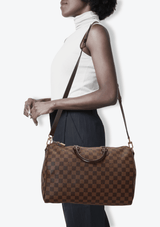 DAMIER ÉBÈNE SPEEDY 35 BANDOULIÈRE