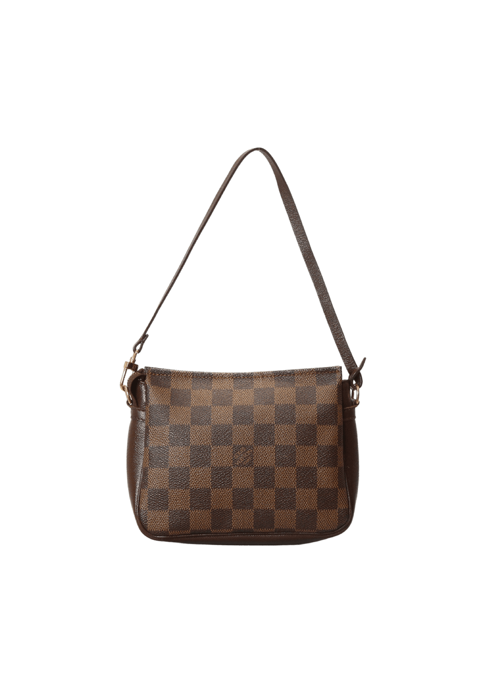 バッグ LOUIS VUITTON DAMIER EBENE TROUSSE PORCH BOLSA LOUIS VUITTON DAMIER ÉBÈNE TROUSSE POCHETTE MARROM ORIGINAL