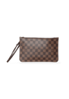 DAMIER ÉBÈNE WRISTLET POUCH