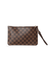 DAMIER ÉBÈNE WRISTLET POUCH