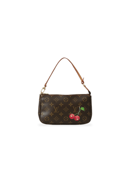 Louis Vuitton Monogram Cerises Cherry Pochette  Louis vuitton monogram, Louis  vuitton limited edition, Louis vuitton