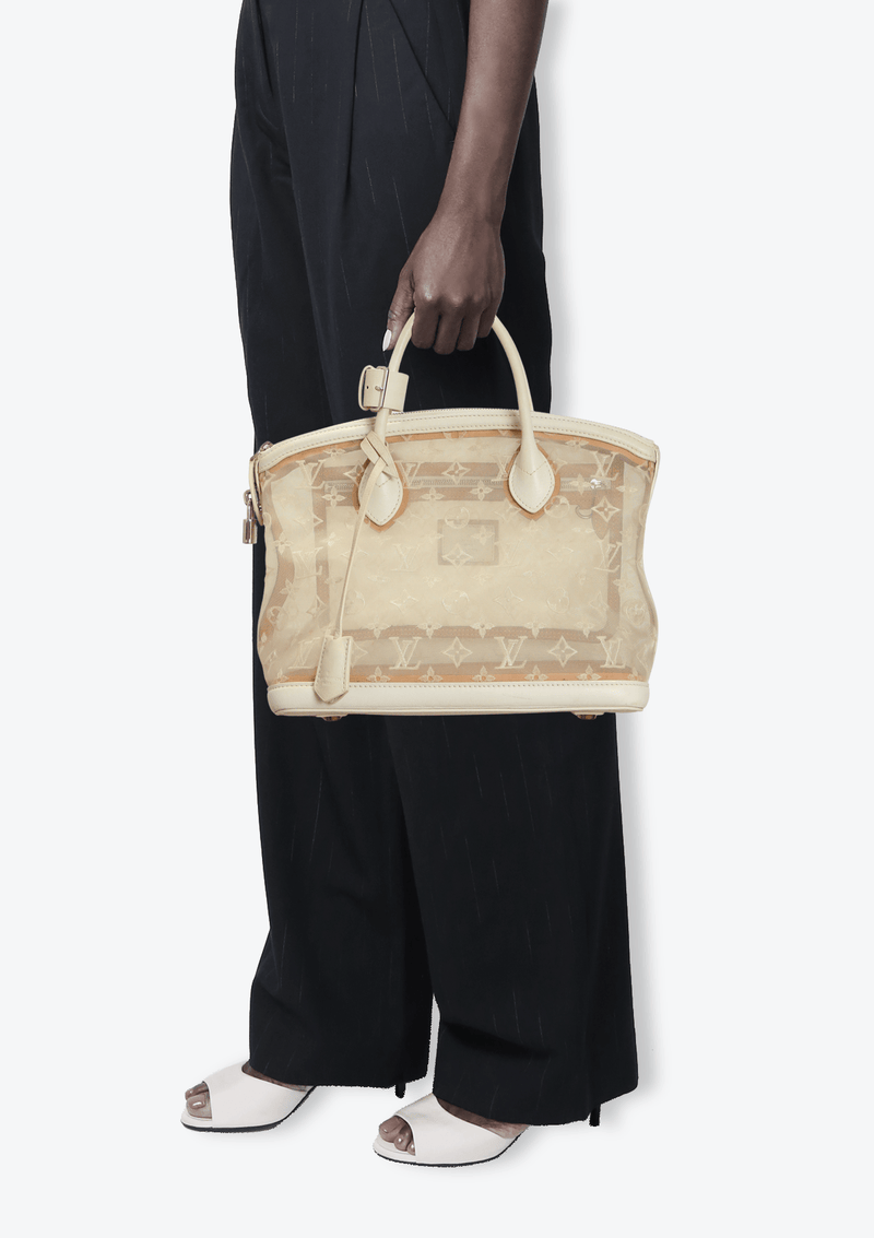 Louis Vuitton Limited Edition Monogram Transparence Lockit Bag