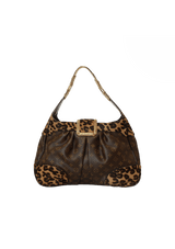 MONOGRAM LEOPARD POLLY BAG