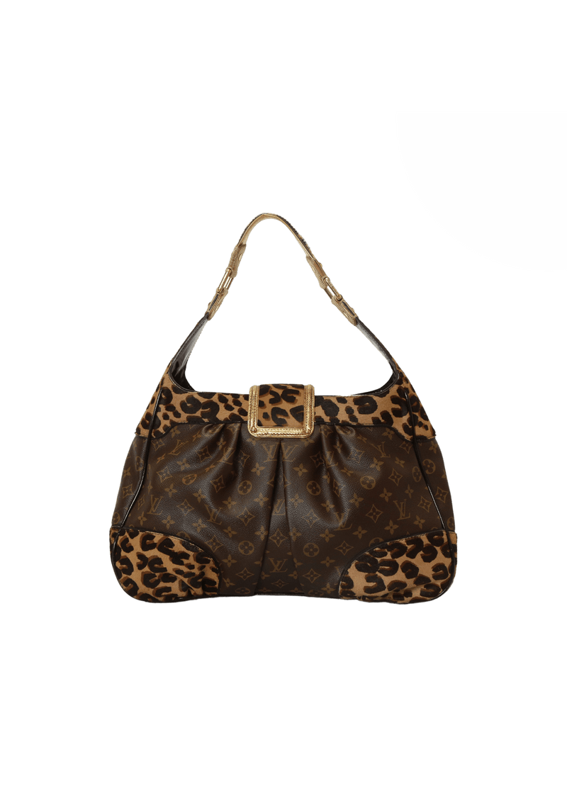 MONOGRAM LEOPARD POLLY BAG