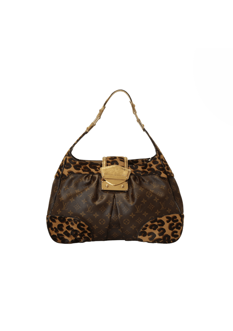 MONOGRAM LEOPARD POLLY BAG