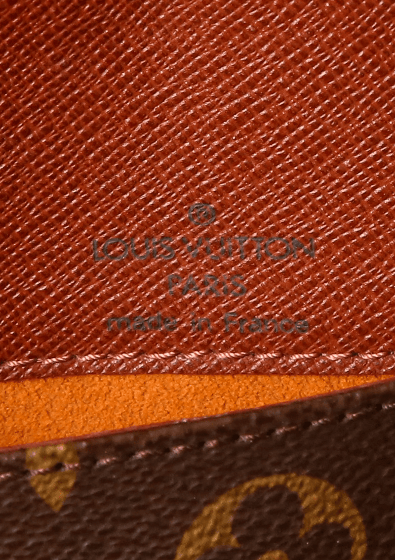 Bolso de mano Louis Vuitton Salsa en lona Monogram marrón y cuero natural, RvceShops Revival