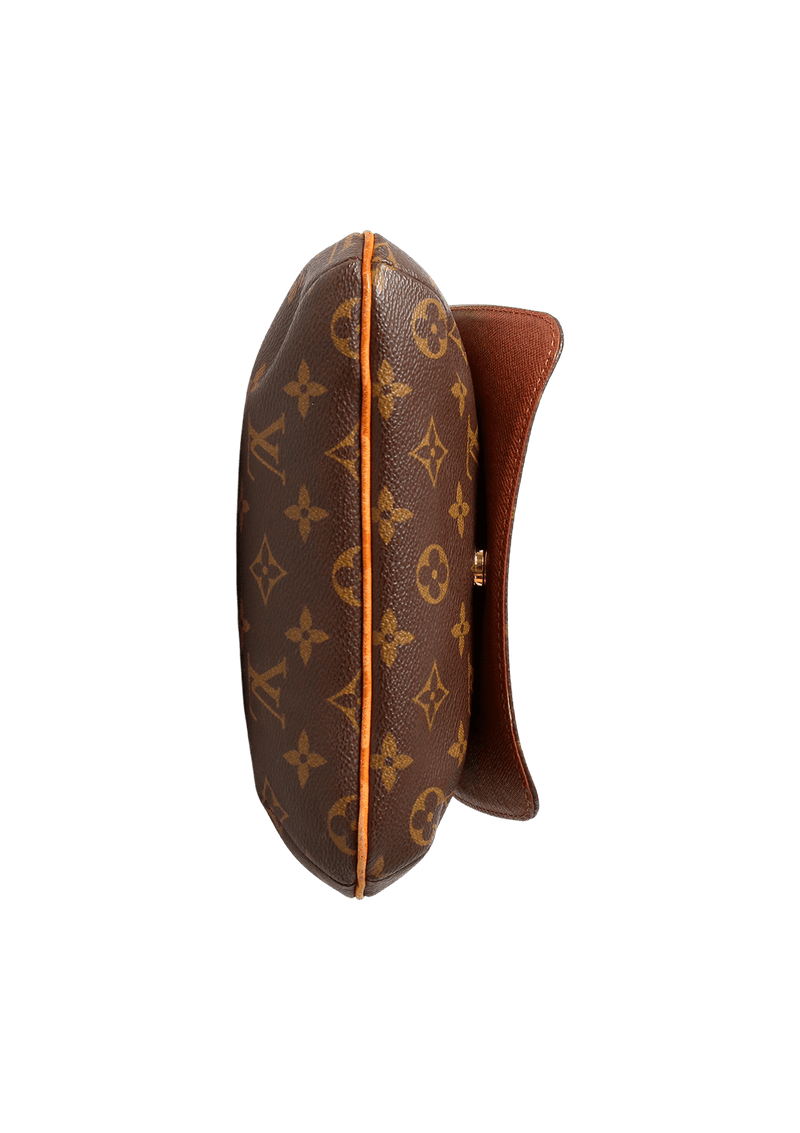 Bolso de mano Louis Vuitton Salsa en lona Monogram marrón y cuero natural, RvceShops Revival