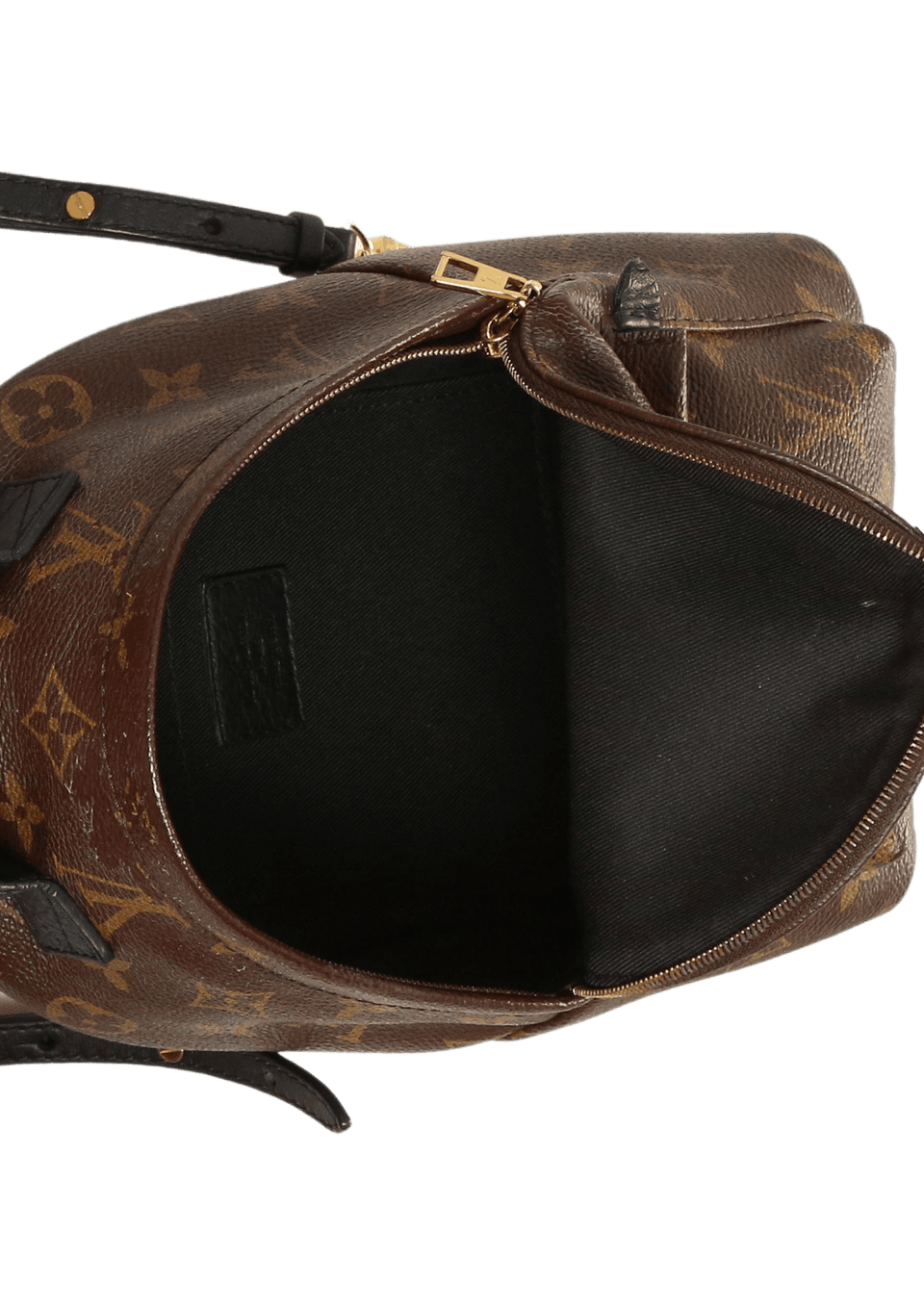 BOLSA LOUIS VUITTON MONOGRAM PALM SPRING MINI BACKPACK MARROM