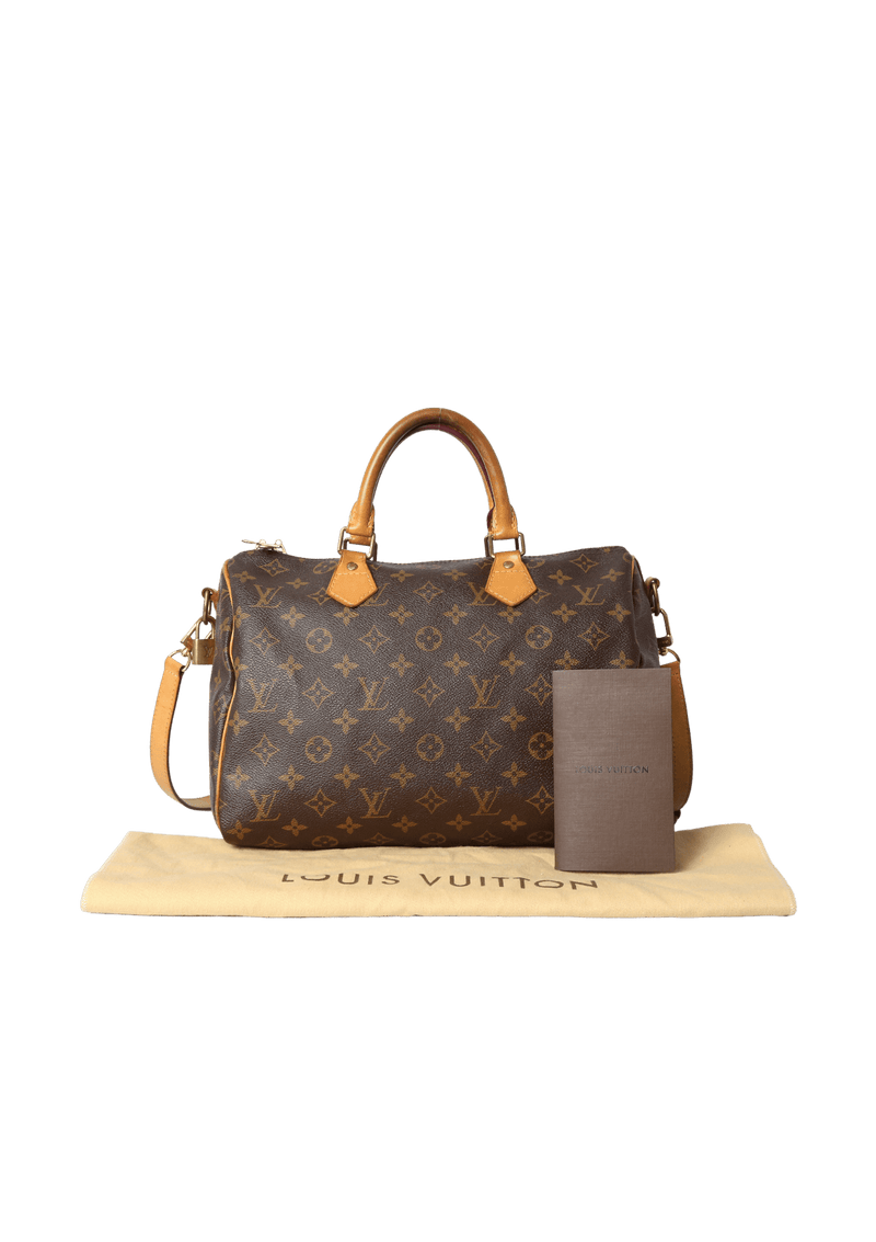 MONOGRAM SPEEDY 30 BANDOULIERE