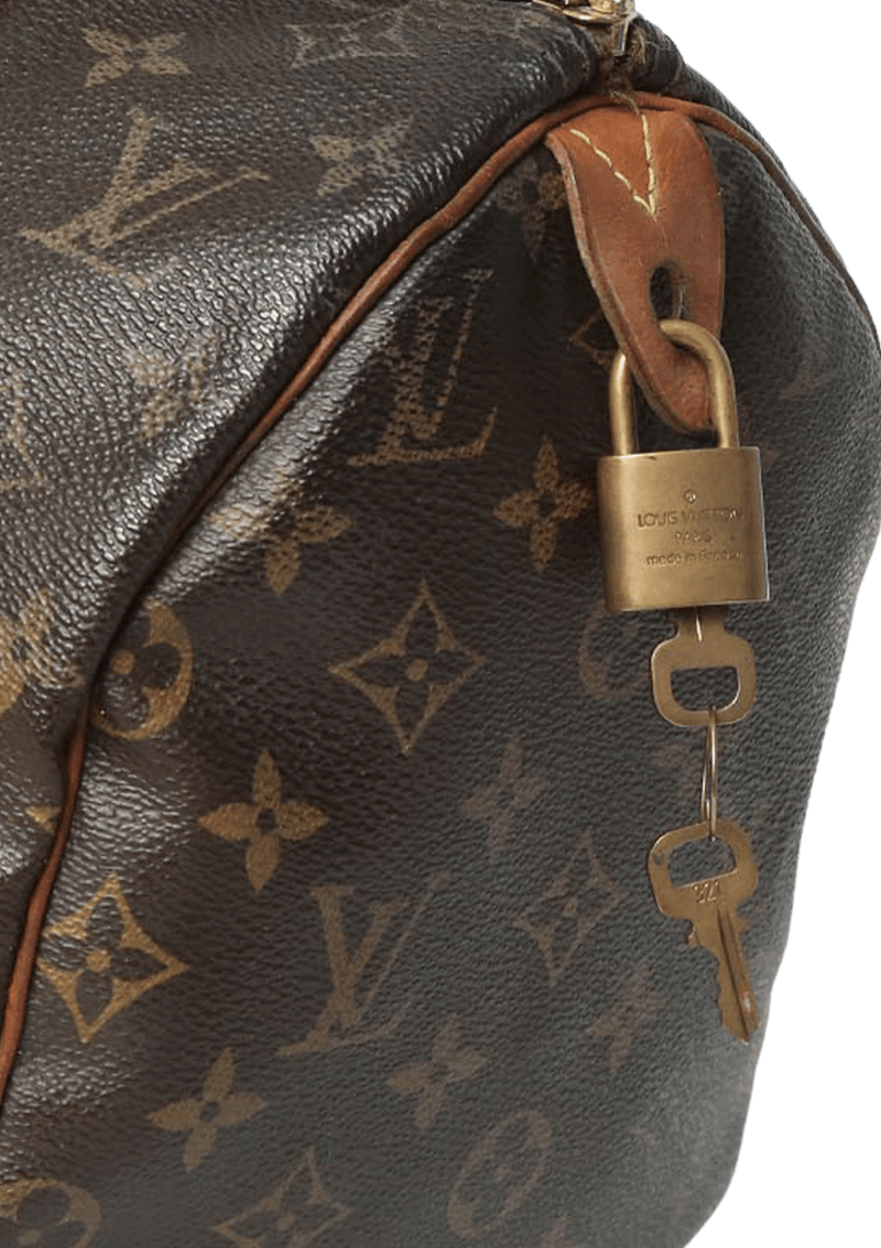 Bolsa Louis Vuitton Monogram Canvas Speedy 40 Bandouliere Marrom Original –  Gringa