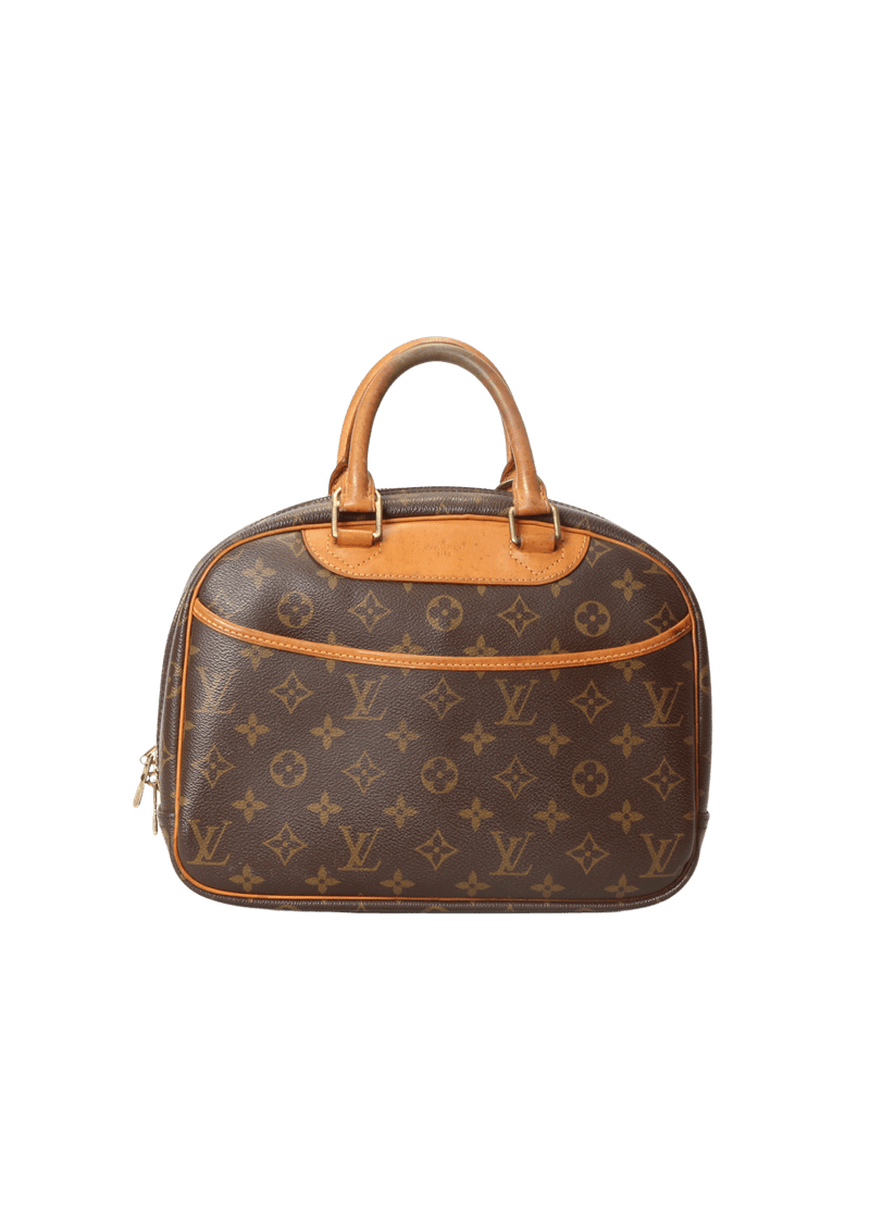 Louis Vuitton Trouville M42228 Monogram Canvas Handbag Brown