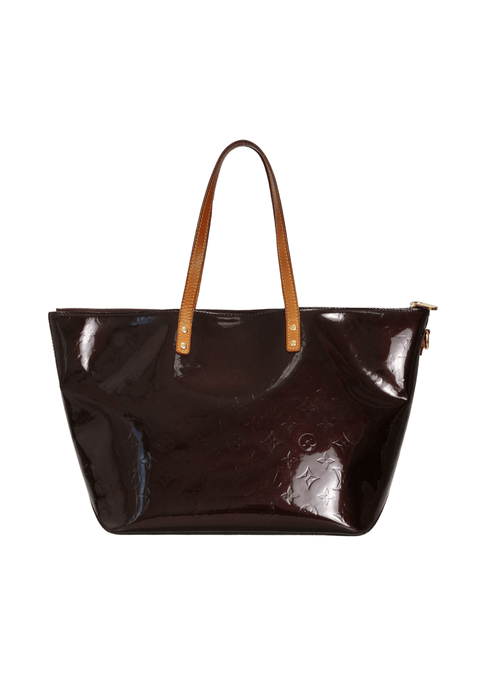 BOLSA LOUIS VUITTON MONOGRAM VERNIS BELLEVUE GM VINHO ORIGINAL