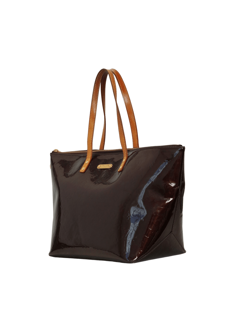 LOUIS VUITTON ヴェルニ BOLSA LOUIS VUITTON MONOGRAM VERNIS BELLEVUE GM VINHO ORIGINAL