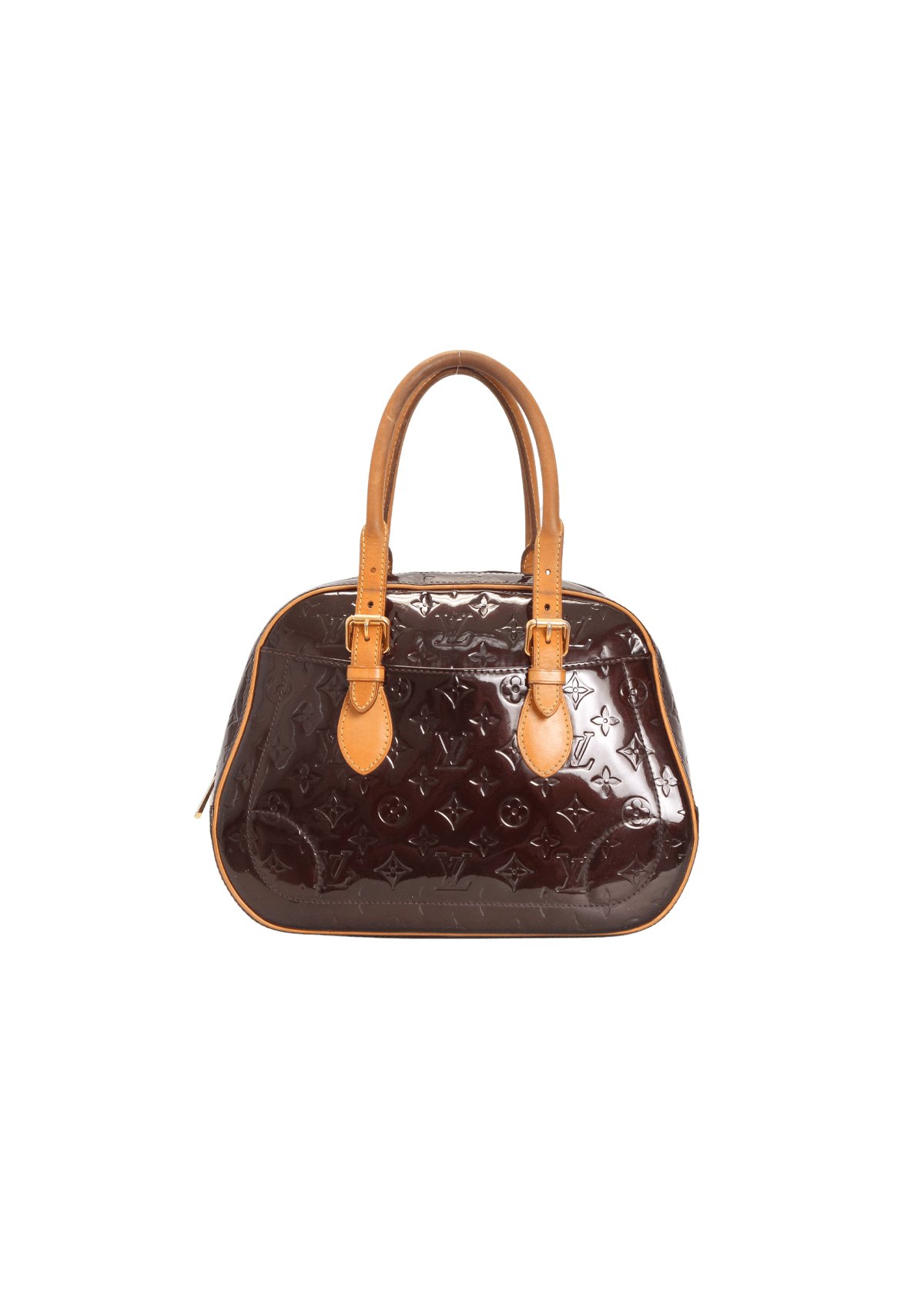 BOLSA LOUIS VUITTON MONOGRAM VERNIS SUMMIT DRIVE VINHO ORIGINAL