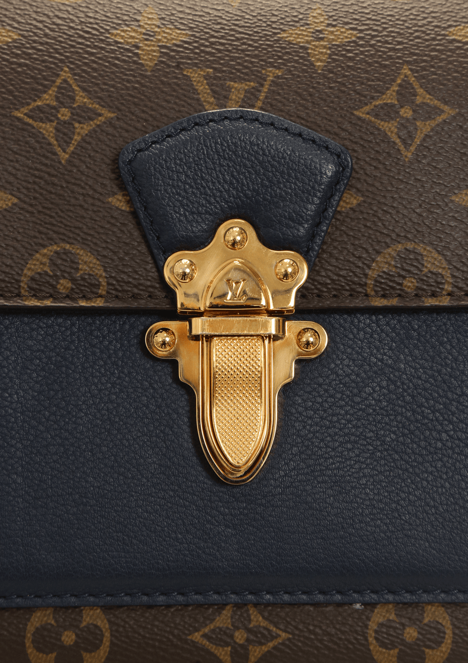 BOLSA LOUIS VUITTON MONOGRAM VICTOIRE CHAIN BAG MARROM ORIGINAL